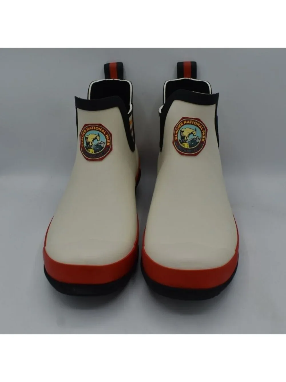 Pendleton Womens 11 Glacier National Park White Waterproof Chelsea Rain Boots‎
